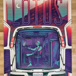 Half Hazzard Press Colorado Lotus - 2021 Half Hazard Poster Red Rocks, Morrison, CO 9 Half Hazzard Press Colorado Lotus - 2021 Half Hazard Poster Red Rocks, Morrison, CO