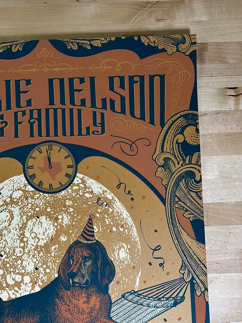 Willie Nelson - 2017 Status Serigraph Poster Austin, TX Gig Posters 6 Willie Nelson - 2017 Status Serigraph Poster Austin, TX Gig Posters