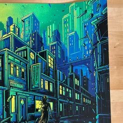 Grey Street - 2022 Dan Mumford Poster Dave Matthews Band (GREEN) Gig Posters