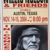 Gig Posters Willie Nelson - 2004 Franks Brothers 11/14-15 Poster Austin, TX 2 Gig Posters Willie Nelson - 2004 Franks Brothers 11/14-15 Poster Austin, TX