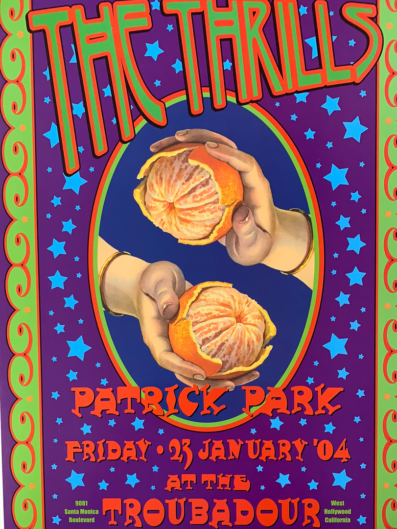 The Thrills - 2004 Dennis Loren Poster The Troubadour West Hollywood Gig Posters 3 The Thrills - 2004 Dennis Loren Poster The Troubadour West Hollywood Gig Posters