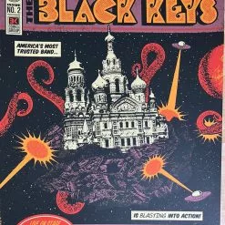 The Black Keys - 2021 Status Serigraph Poster St Petersburgh, FL Gig Posters