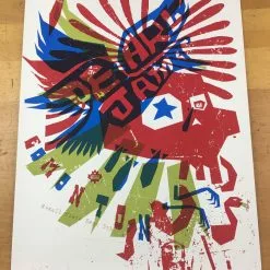 Ames Brothers Gig Posters Pearl Jam - 2005 Ames Design Poster Edmonton, AB, CAN Rexall Place