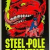 TAZ Steel Pole Bathtub - 1993 T.A.Z. Poster Ethyl Meatplow Tour 1st Ed
