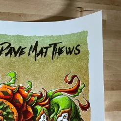 Gig Posters Dodo - 2021 BioWorkz Poster Dave Matthews Band Orange 11 Gig Posters Dodo - 2021 BioWorkz Poster Dave Matthews Band Orange