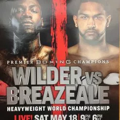 Sold Out Posters Boxing - 2019 Poster Wilder Vs Breazeale
