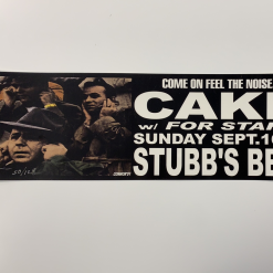 Gig Posters Cake - 2001 Jared Connor Poster Austin, TX Stub's BBQ