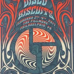 The Disco Biscuits - 2017 Derek Hatfield Poster Philadelphia, PA The Fillmore
