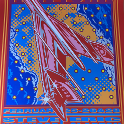 Eric Clapton - 2008 John Van Hamersveld Poster New York, NY MSG