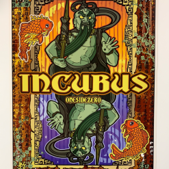Incubus - 2001 Gregg Gordon Poster The Warfield Theatre San Fran 1st Gig Posters