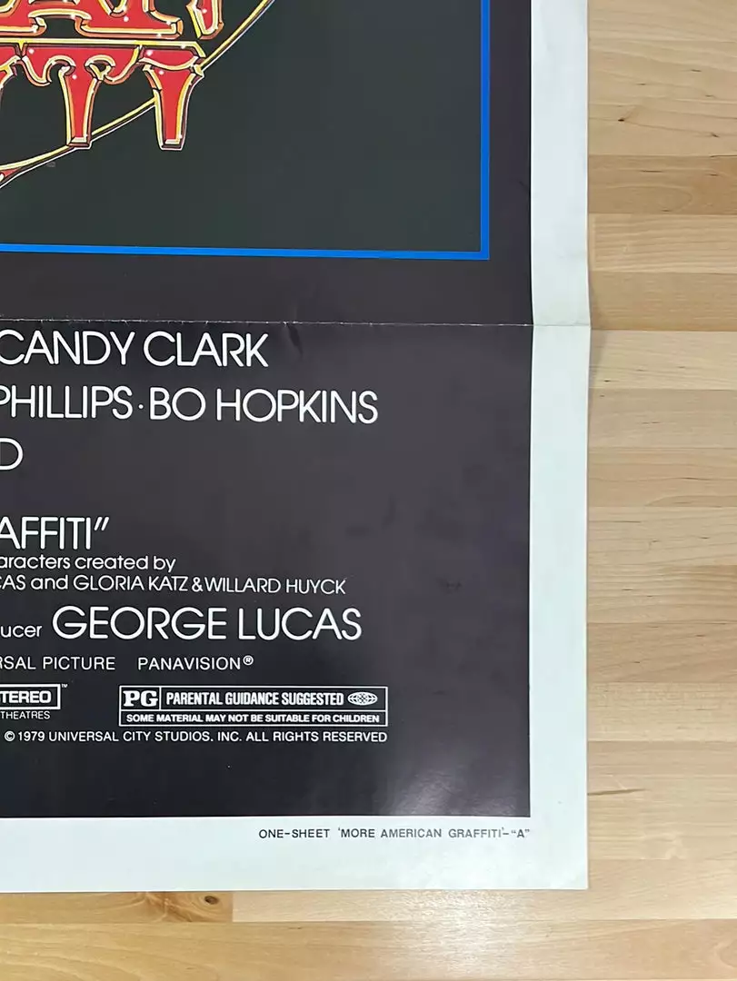Sold Out Posters Movie/TV Posters More American Graffiti - 1979 Original One Sheet Poster Movie Cinema 7 Sold Out Posters Movie/TV Posters More American Graffiti - 1979 Original One Sheet Poster Movie Cinema