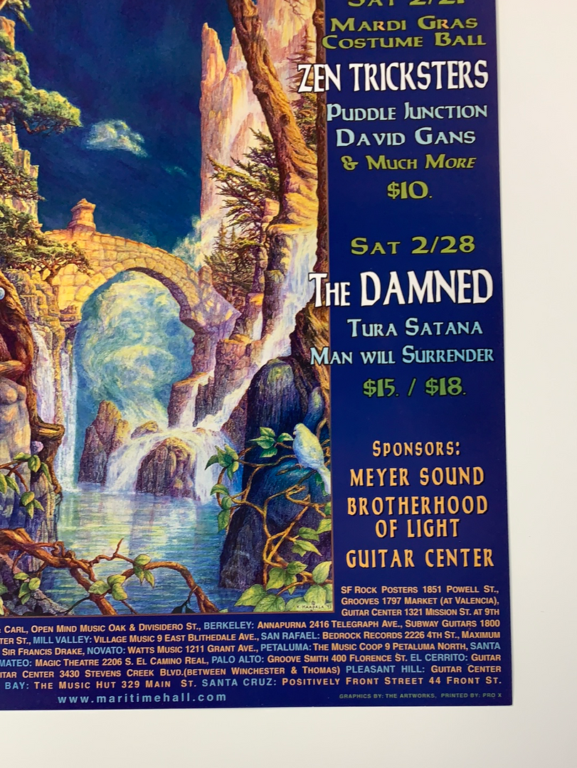 Kevin Haapala MHP 43 February - 1998 Poster Maritime Hall San Fran 1st Gig Posters 7 Kevin Haapala MHP 43 February - 1998 Poster Maritime Hall San Fran 1st Gig Posters