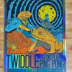 Twiddle - 2019 Owen Murphy Poster Red Rocks Morrison, CO PPPP FOIL