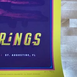 Half Hazzard Press Gig Posters Billy Strings - 2021 Half Hazard Poster St Augustine, FL 1st