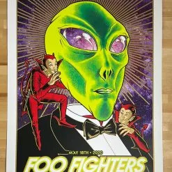 Foo Fighters - 2020 Brian Ewing Poster Cleveland, OH 31/50 Gig Posters
