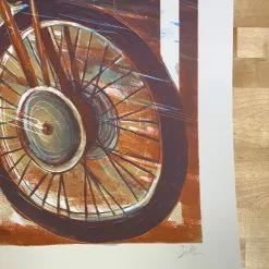 Bless The Wheel - 2021 Zeb Love Poster Motorcycle Art Print Art Prints 12 Bless The Wheel - 2021 Zeb Love Poster Motorcycle Art Print Art Prints