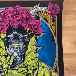 Grateful Dead - 2021 Rhys Cooper Poster Art Print Fluoro Foil