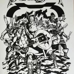 Ames Brothers Gig Posters Pearl Jam - 2014 Ames Bros Poster St. Paul, MN Xcel Energy Center NIGHT RAID