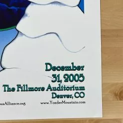 Yonder Mountain String Band - 2005 Jamie Huntsman Poster The Fillmore Denver, CO 12/31 Colorado