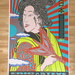 Eric Clapton - 2011 John Van Hamersveld Poster Japan Tour Steve Winwood Gig Posters