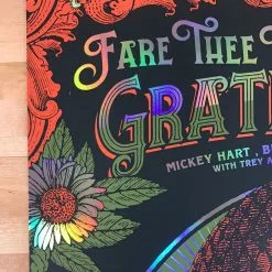 Fare Thee Well - 2015 Status Serigraph Grateful Dead Poster Chicago, IL FOIL