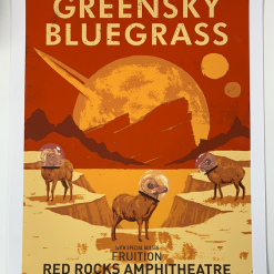 Greensky Bluegrass - 2017 John Vogl Poster Morrison, CO Red Rocks 9 Greensky Bluegrass - 2017 John Vogl Poster Morrison, CO Red Rocks