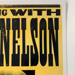 Willie Nelson - 2005 Hatch Show Print 5/4 Poster Hanford, CA Fox Theatre Gig Posters