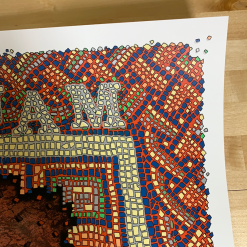 Pearl Jam - 2020 EMEK Streaming Poster Rome, Italy Stadio Olimpico Gig Posters