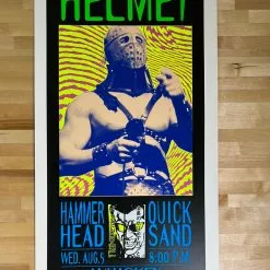 TAZ Helmet - 1992 T.A.Z. Poster Los Angeles, CA Whisky A Go-Go 1st Ed