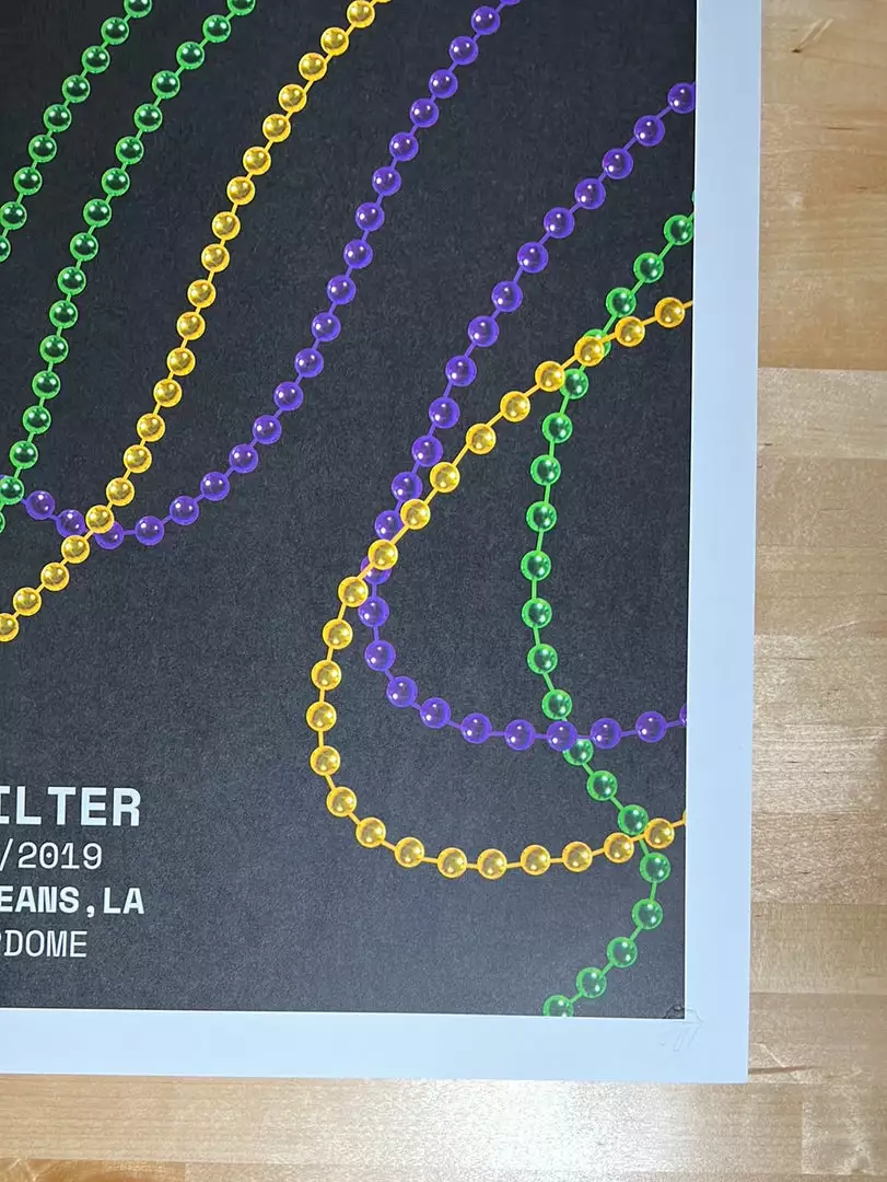 Sold Out Posters Gig Posters Rolling Stones - 2019 Poster No Filter Tour New Orleans, LA 7 Sold Out Posters Gig Posters Rolling Stones - 2019 Poster No Filter Tour New Orleans, LA