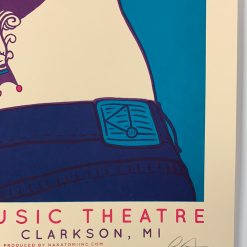 Gig Posters Kings Of Leon - 2017 Dan Grissom Poster Clarkson, MI DTE Energy