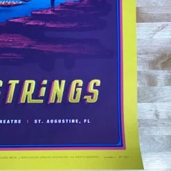 Half Hazzard Press Gig Posters Billy Strings - 2021 Half Hazard Poster St Augustine, FL AP