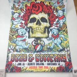 Dead & Company - 2018 Zeb Love Poster Hartford, CT Xfinity Theater Gig Posters