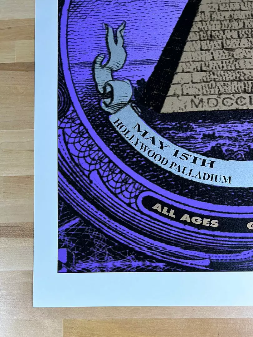 Gig Posters Anthrax - 1994 Matt Getz Poster Hollywood, Fresno, CA 8 Gig Posters Anthrax - 1994 Matt Getz Poster Hollywood, Fresno, CA