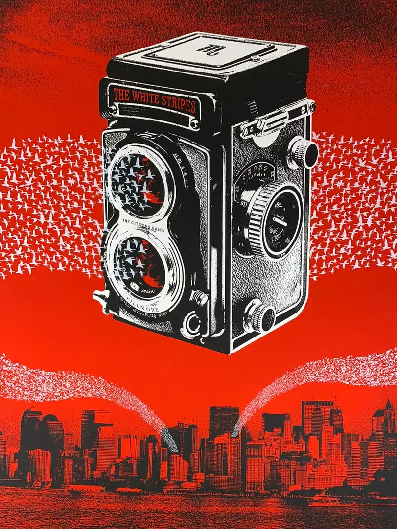 The White Stripes - 2007 Rob Jones Poster New York Irving Plaza Jack White 3 The White Stripes - 2007 Rob Jones Poster New York Irving Plaza Jack White