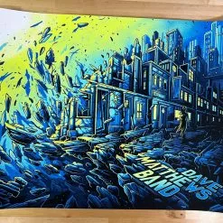 Grey Street - 2022 Dan Mumford Poster Dave Matthews Band (BLUE)