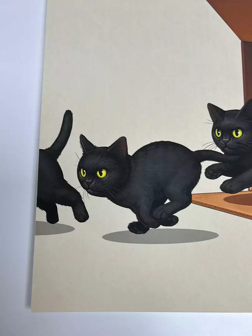 Boxo II (Kitties 2) - 2019 Mike Mitchell Poster Print SOFA Con AP 8 Boxo II (Kitties 2) - 2019 Mike Mitchell Poster Print SOFA Con AP