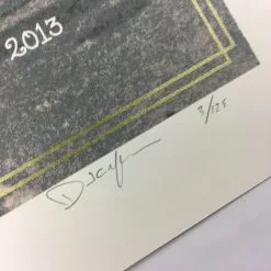 Gig Posters The Ledbury - 2013 Dan MacAdam Crosshair Poster Art Print