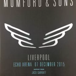 Sold Out Posters Mumford & Sons - 2015 Poster Liverpool, England, UK Echo Arena Gig Posters