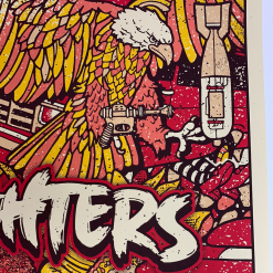 Gregg Gordon Gig Posters Foo Fighters - 2020 Gigart Poster Wichita, KS Intrust Bank Arena 1st