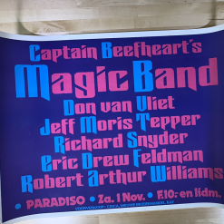 Sold Out Posters Captain Beefheart's Magic Band - 1980 Poster Amsterdam, NED Paradiso 9 Sold Out Posters Captain Beefheart's Magic Band - 1980 Poster Amsterdam, NED Paradiso