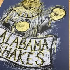 Alabama Shakes - 2016 Dan Grzeca Poster Chicago Civic Opera House