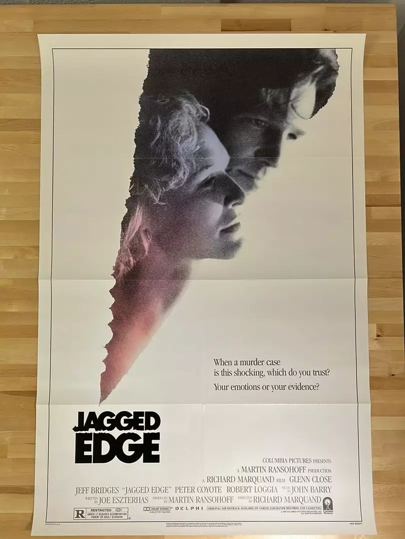 Sold Out Posters Jagged Edge - 1985 One Sheet Movie Poster Original Vintage 27x41 4 Sold Out Posters Jagged Edge - 1985 One Sheet Movie Poster Original Vintage 27x41