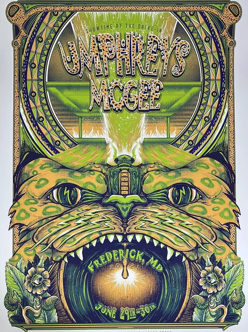 Half Hazzard Press Gig Posters Umphrey's McGee - 2021 Half Hazard Poster Frederick, MD 3 Half Hazzard Press Gig Posters Umphrey's McGee - 2021 Half Hazard Poster Frederick, MD