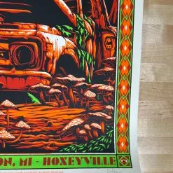 Gig Posters Billy Strings - 2021 Simon Berndt Poster Hoxeyville, MI 8/14 N2