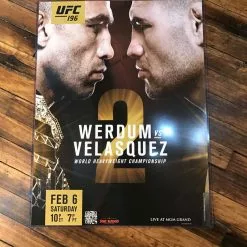Sold Out Posters UFC 196 Poster Werdum Vs. Velasquez MGM PPV