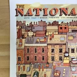 The National - 2016 Karl Tagle Poster Los Angeles, CA The Greek