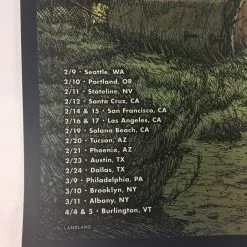 Mike Gordon - 2018 Landland Poster Winter Tour Gig Posters