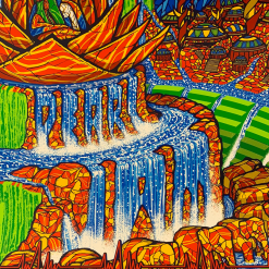 Pearl Jam - 2020 Brad Klausen Poster Phoenix, AZ 1st Ed Gila River Arena Gig Posters