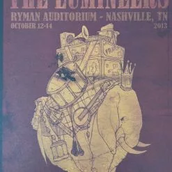 Sold Out Posters Lumineers - 2013 Poster Nashville, TN Ryman Auditorium